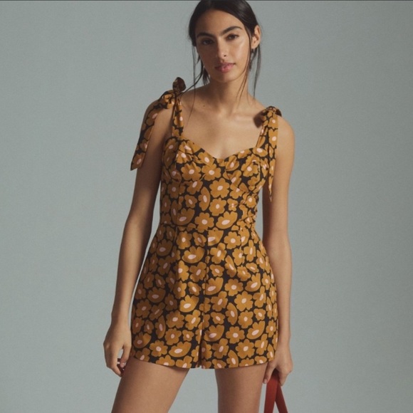 Anthropologie Other - Anthropologie Hutch Floral Romper